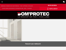 Tablet Screenshot of domprotec.com